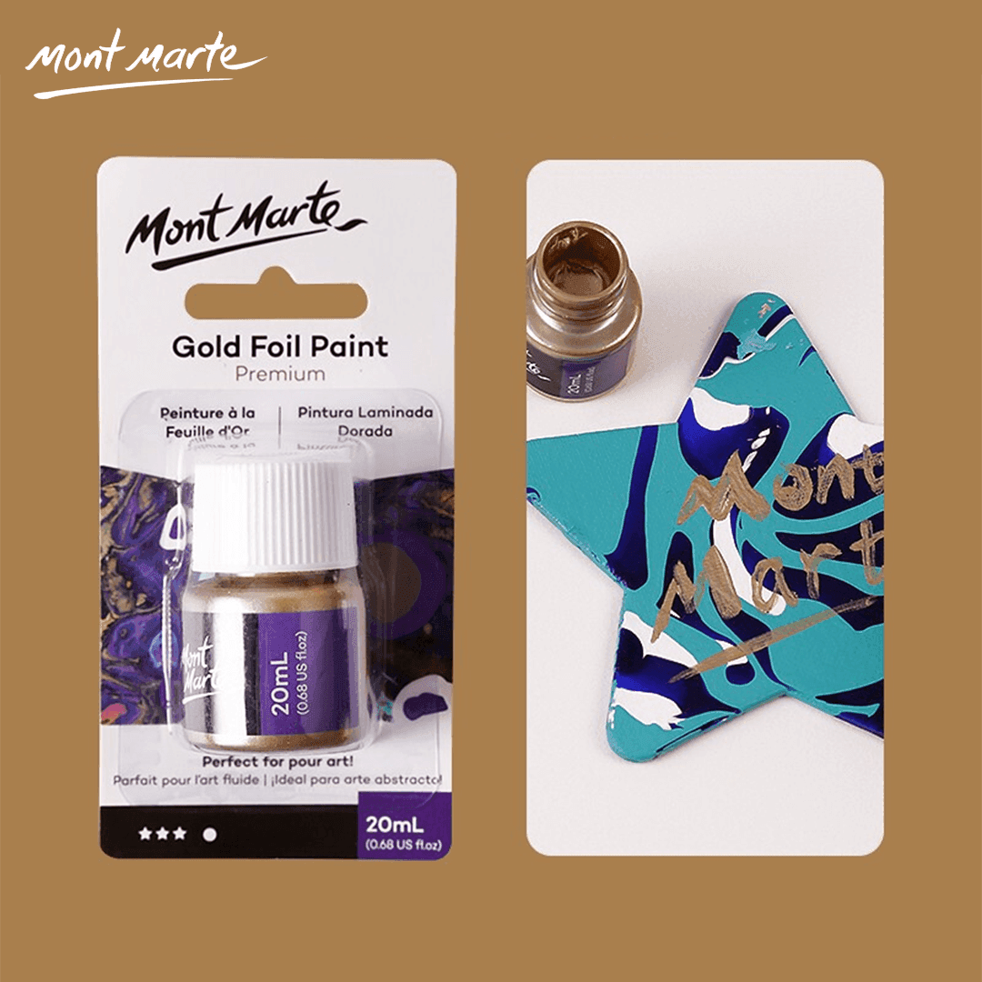 Mont Marte Gold Foil Paint 20ml
