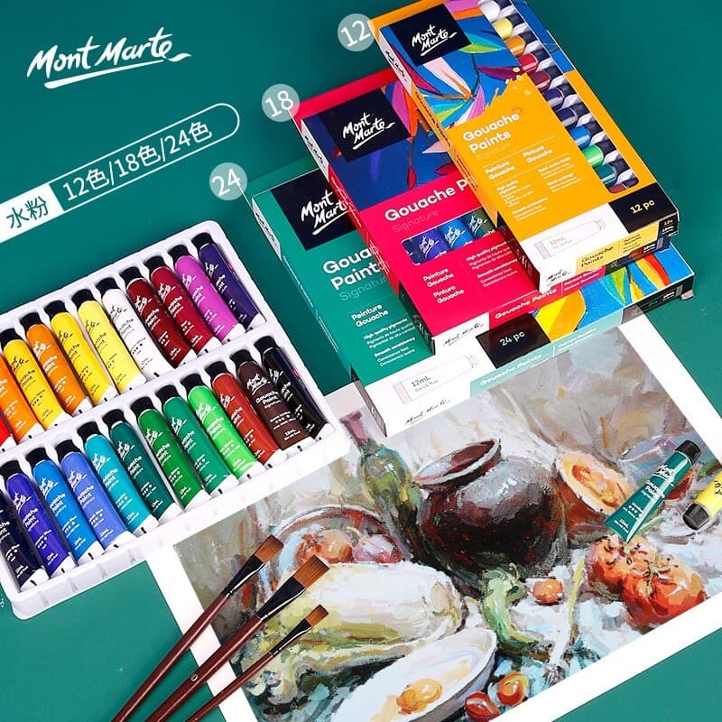 Best Mont Marte Gouache Paint in Pakistan – 12ml Tube