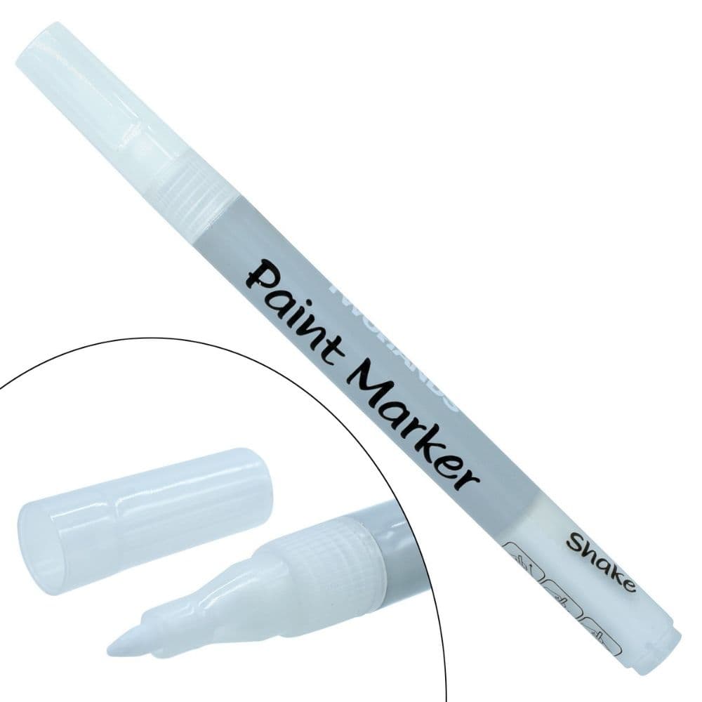 Alcohol Based White Paint Marker Single Piece