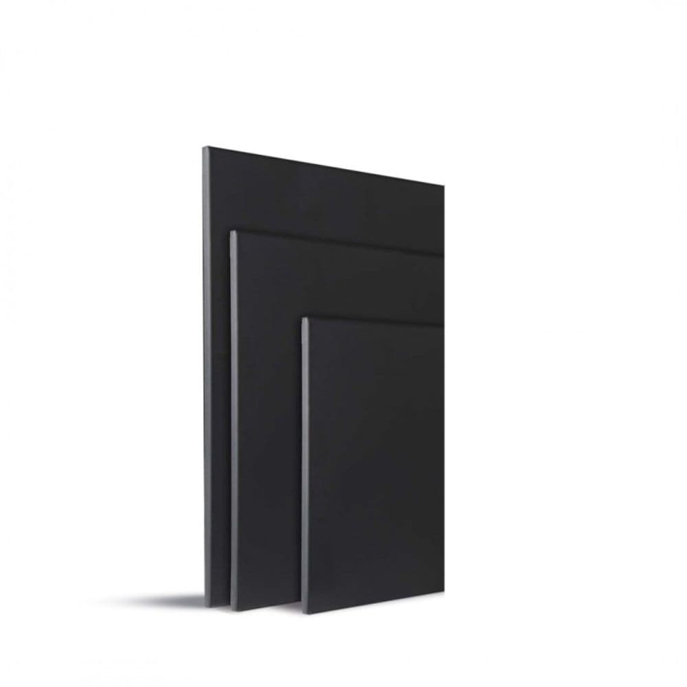 Black Canvas Set Of 3