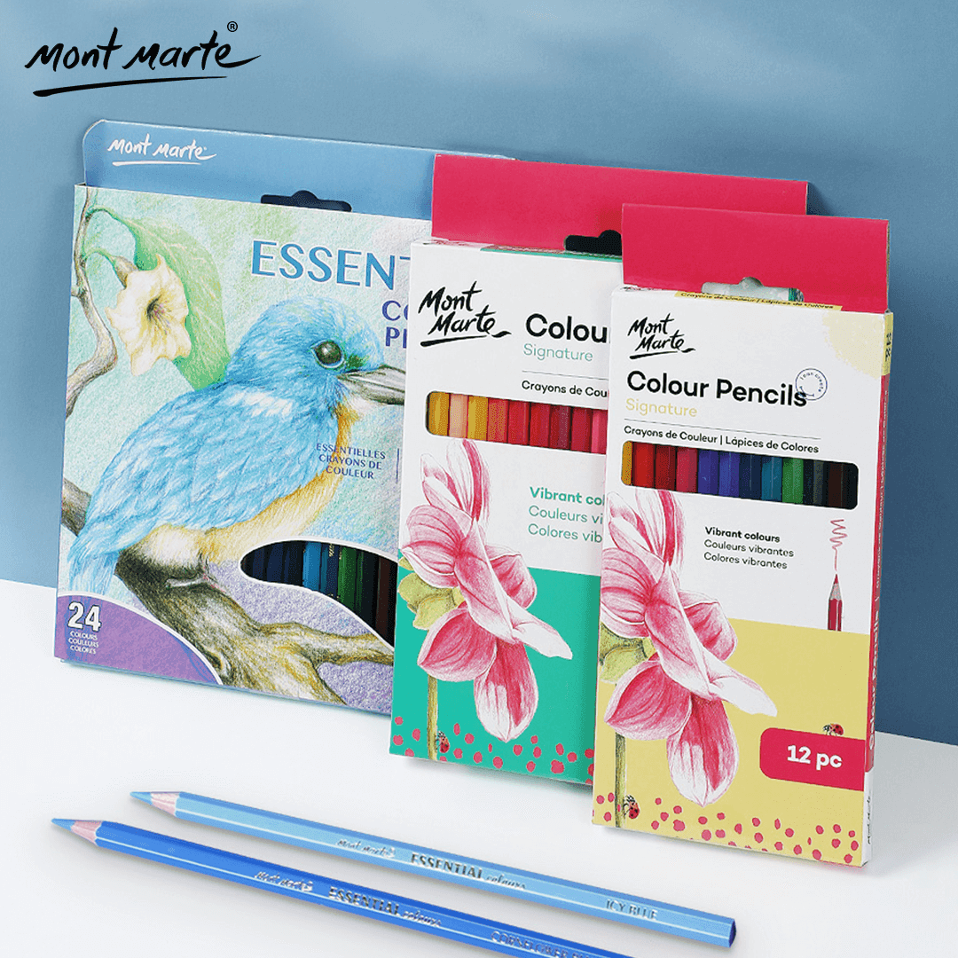 Mont Marte Signature Colored Pencils set for drawing and coloring