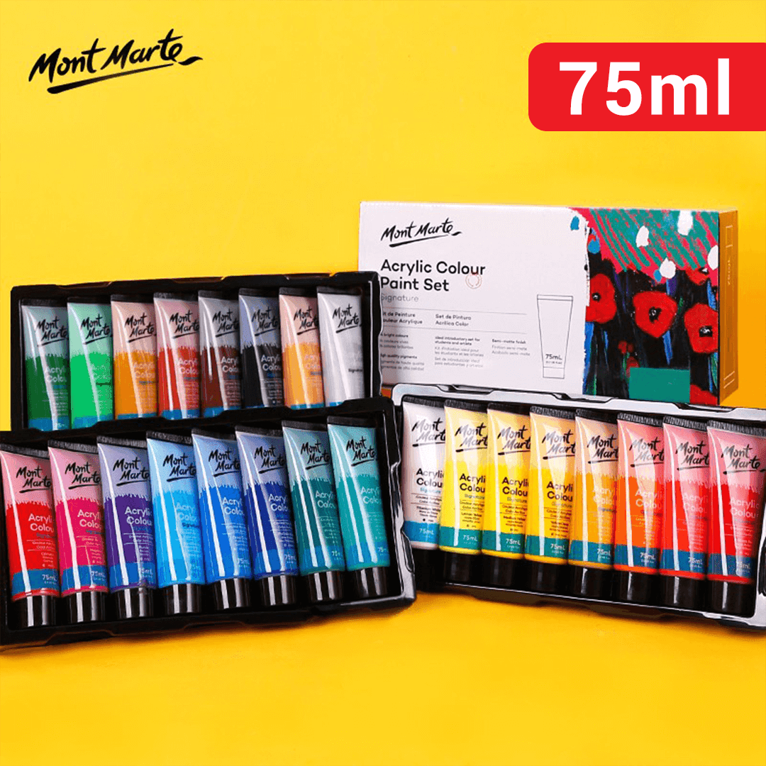 Mont Marte Signature Acrylic Color Paint Set 75ml