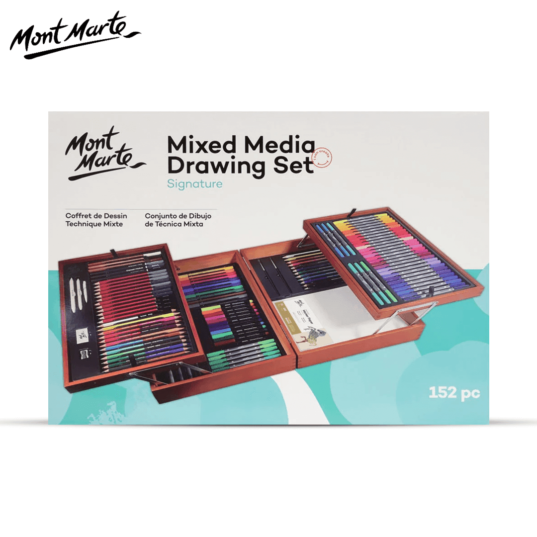 Mont Marte Mixed Media Drawing Set 152 Pieces