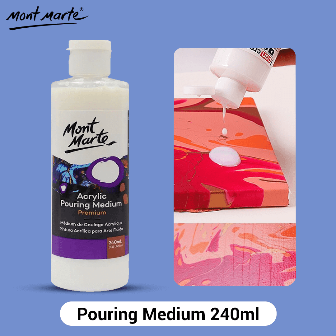 Mont Marte Premium Acrylic Pouring Medium 240ml