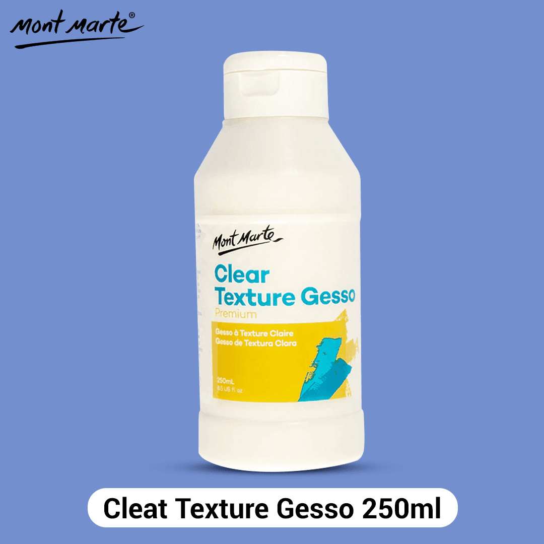 Mont Marte Clear Texture Gesso 250ml