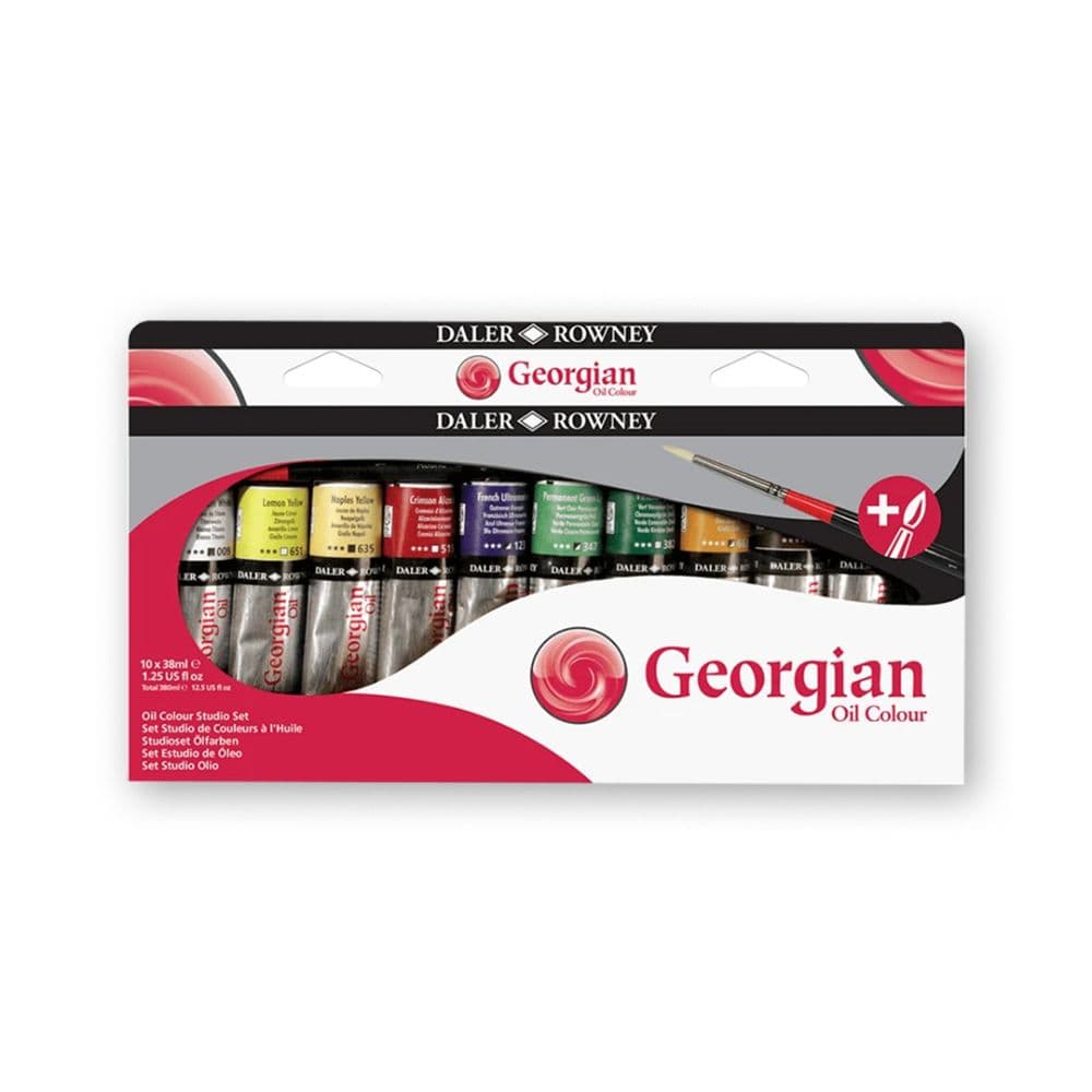 Daler Rowney Georgian Oil Paint Set 10