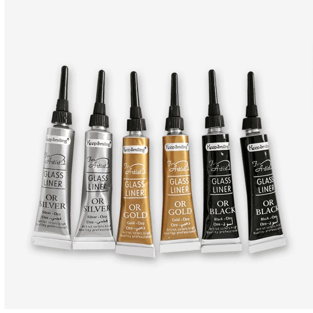 Keep Smiling Glass Paint Outliner
