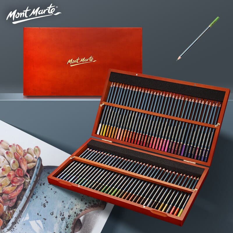 Mont Marte Premium Color Pencils Box Set 72 Pieces
