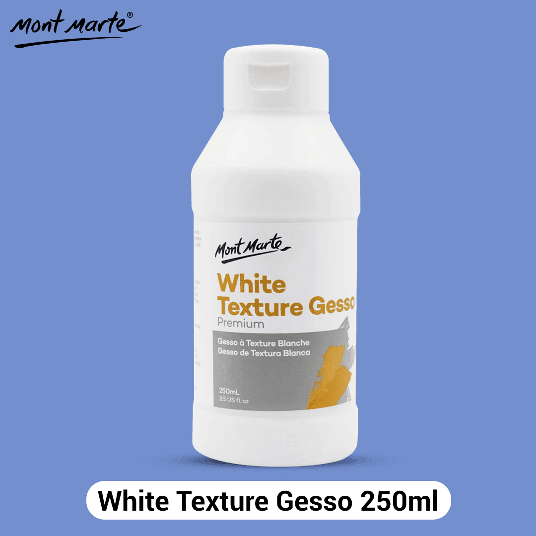 Mont Marte White Texture Gesso 250ml