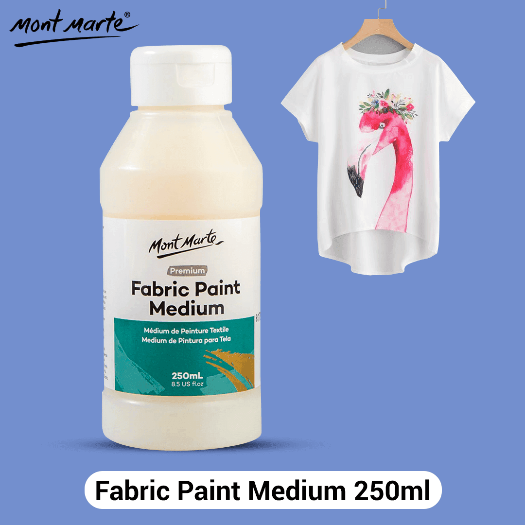 Mont Marte Premium Fabric Paint Medium 250ml