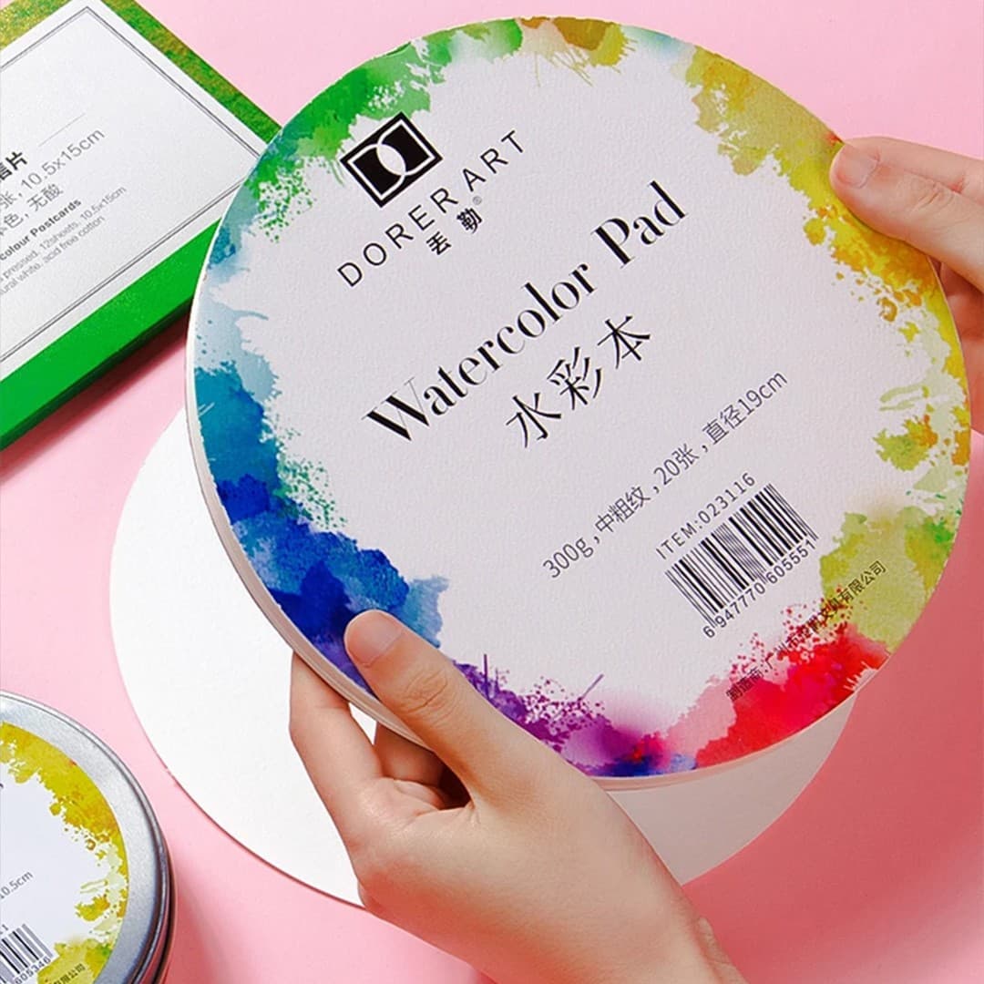 Art Professional Round Watercolor Pad 300g