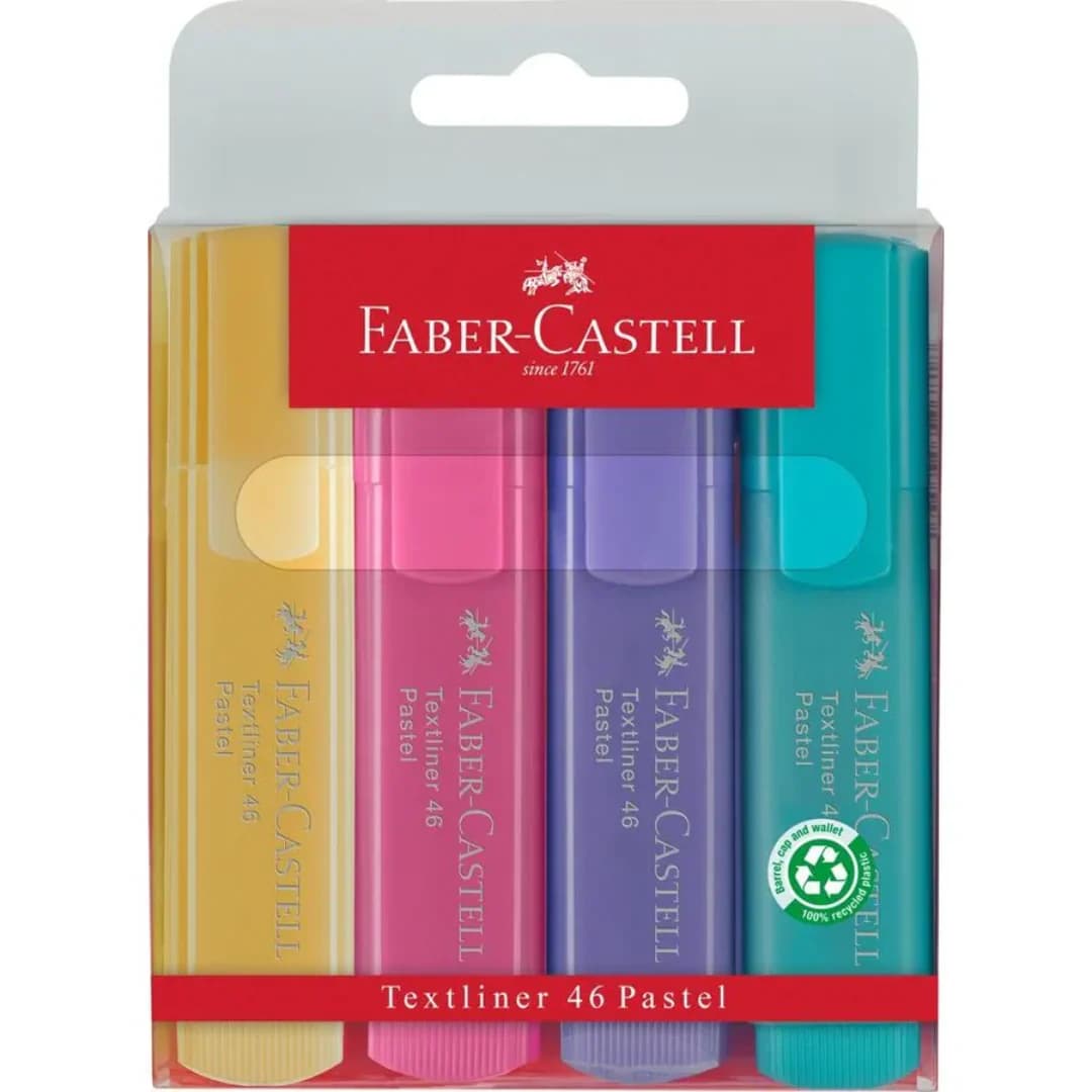 Faber Castell Textliner 46 Pastel Highlighters