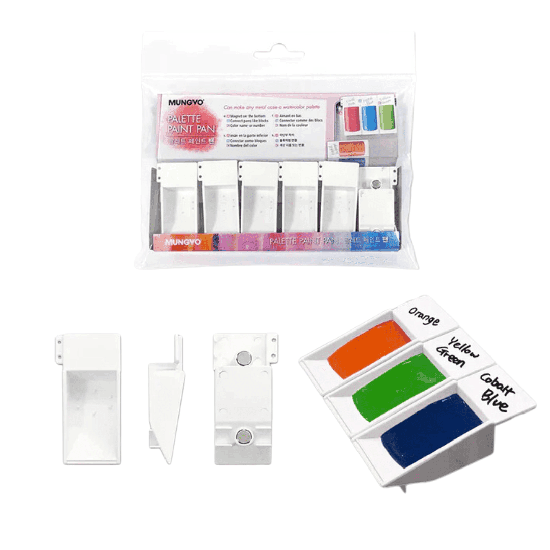 Mungyo Palette Paint Pan Pack of 6