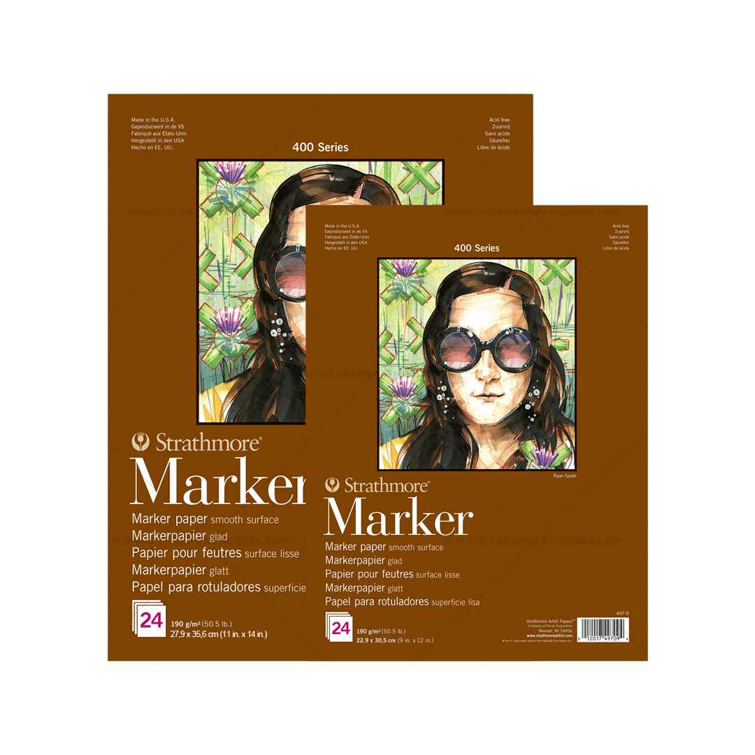 Strathmore Series 400 Marker Pad Natural White 190gsm