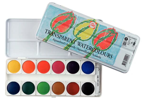 Royal Talens Transparent Watercolour - Set of 12