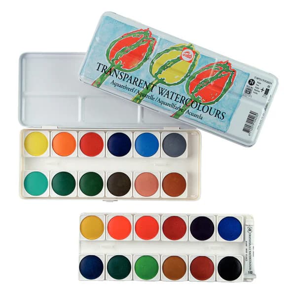 Royal Talens Transparent Watercolour - Set of 24