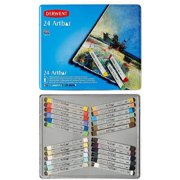 Derwent Artbar Oil Pastel Tin Pack Sets