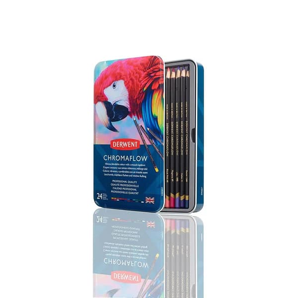 Derwent Chromaflow Pencils 12 Tin