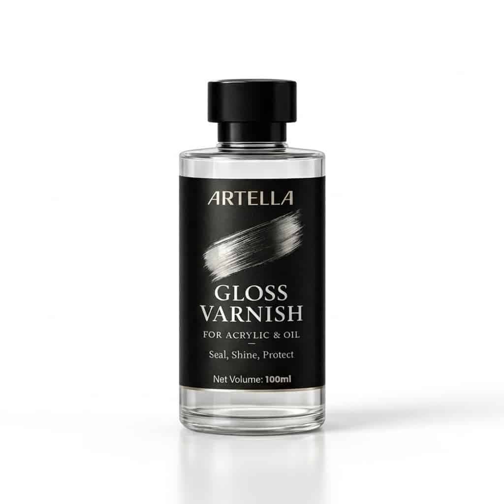 Artella Artist Gloss Varnish 100ml – gloss varnish for acrylic and oil painting in Pakistan