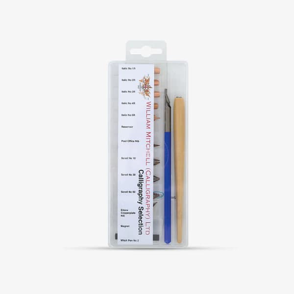 William Mitchell Calligraphy Selection Set With Holders 35902