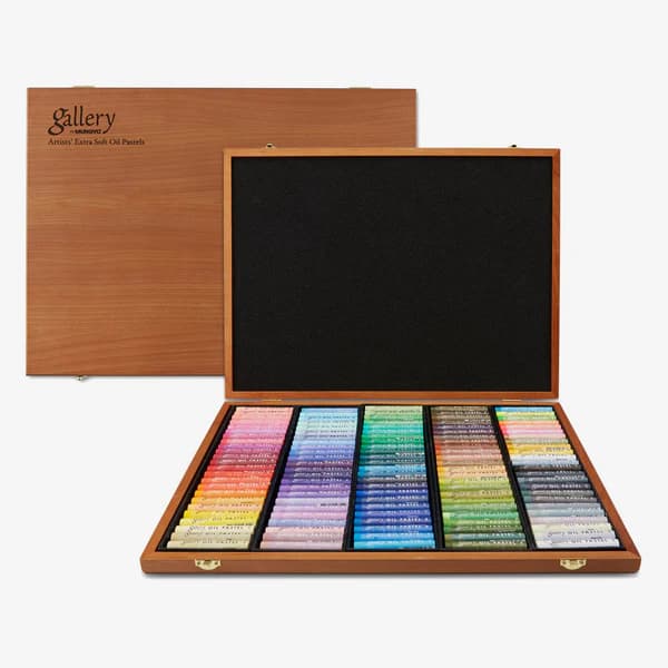 Mungyo Gallery Soft Oil Pastels Wood Box Set of 120