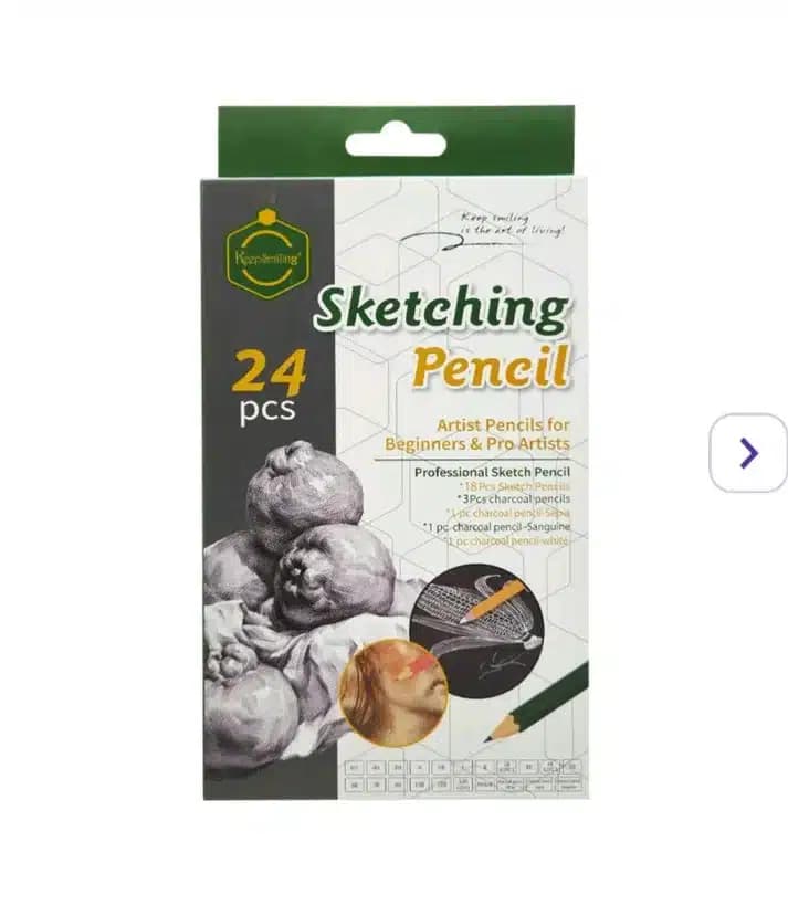 keep Smiling Sketching Pencil Set Of 24pcs