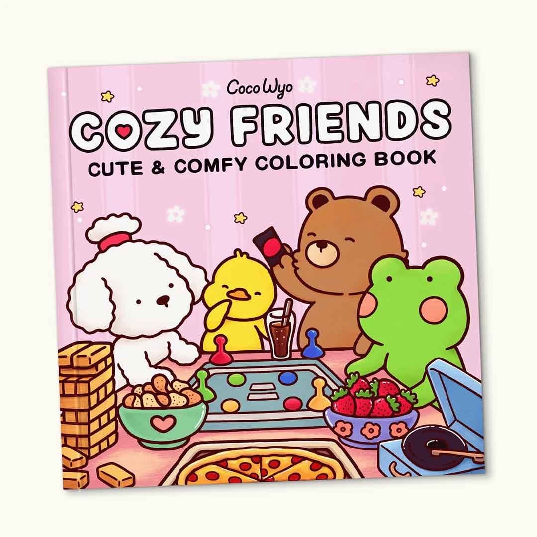 Cozy Friends Coloring Book for All Ages