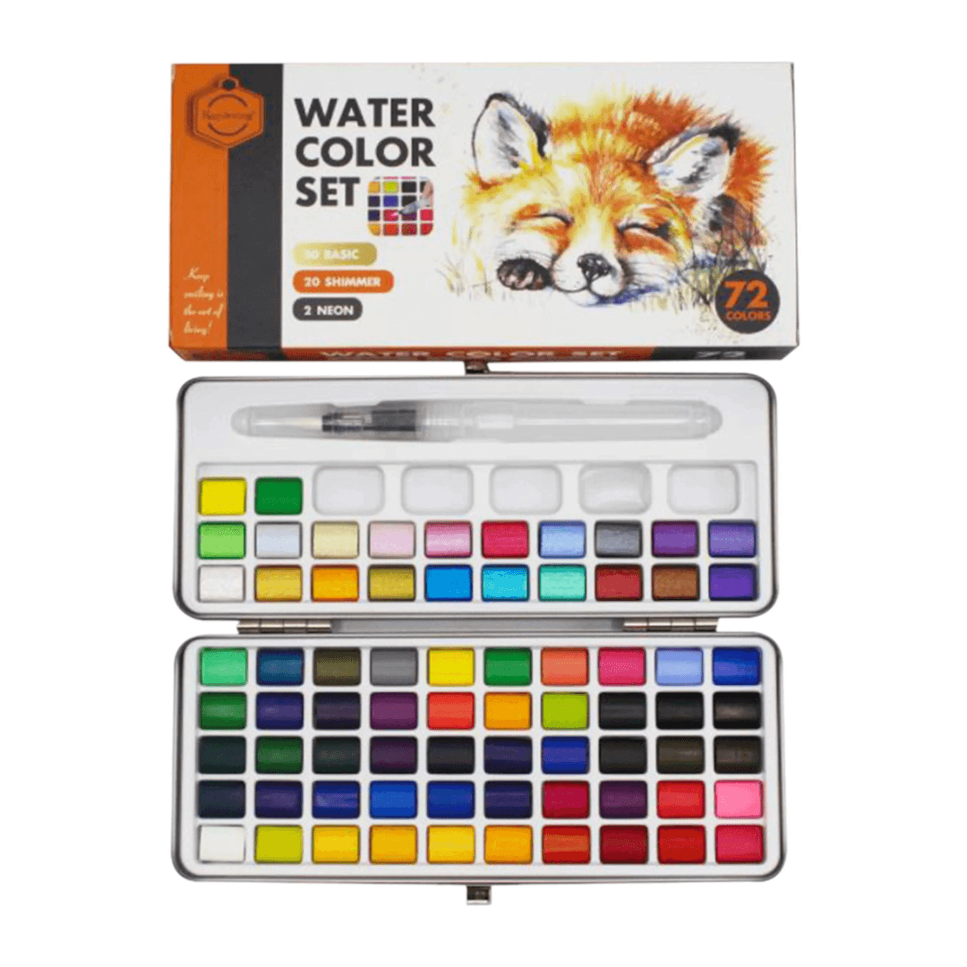 Keep Smiling Watercolor Set Of 72