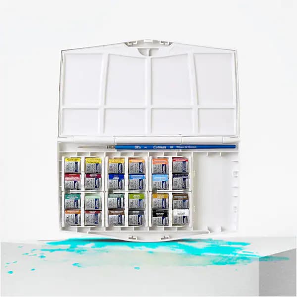 Winsor Newton Cotman Watercolor Set Of 26 Pieces