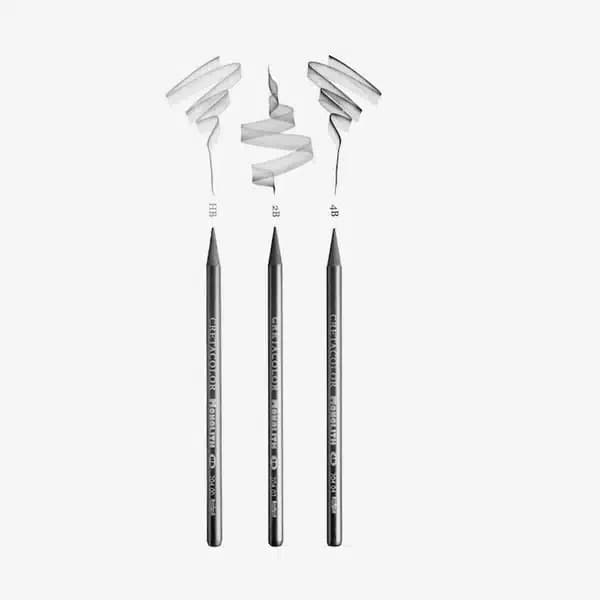 Cretacolor Woodless Graphite Pencils For Drawing